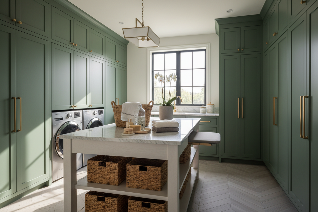 How to Style an Island in Laundry Room for High-End Function – HOMSEE