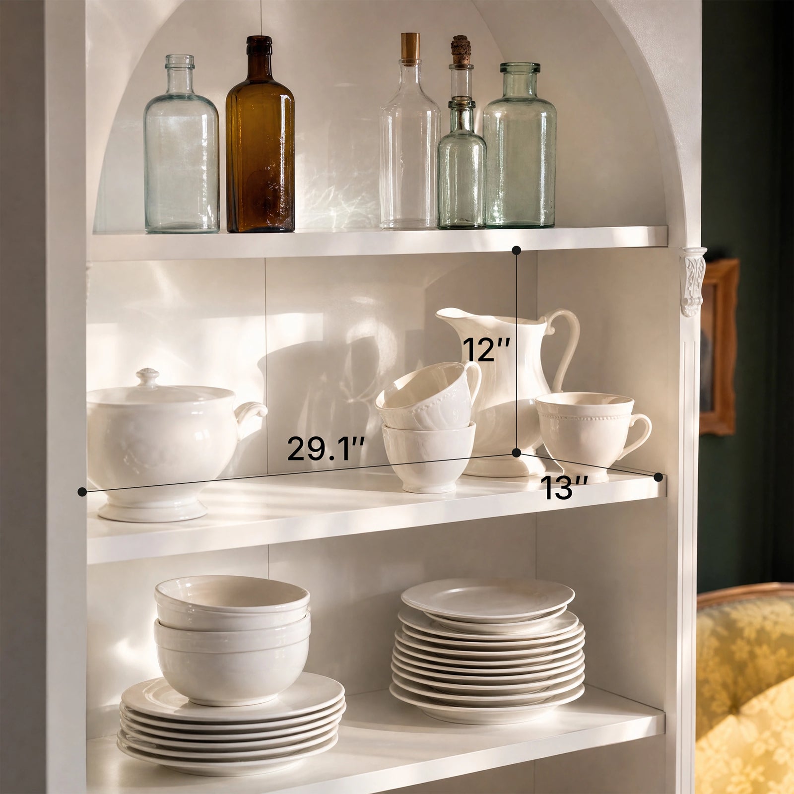 Open Shelf Dimensions