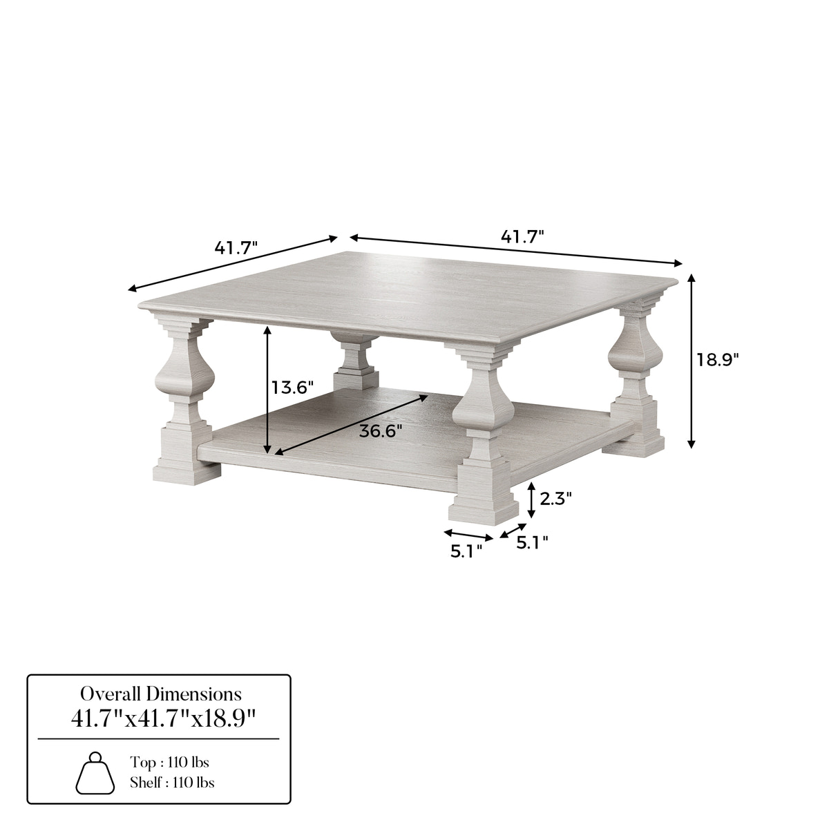 Relievo Square Coffee Table