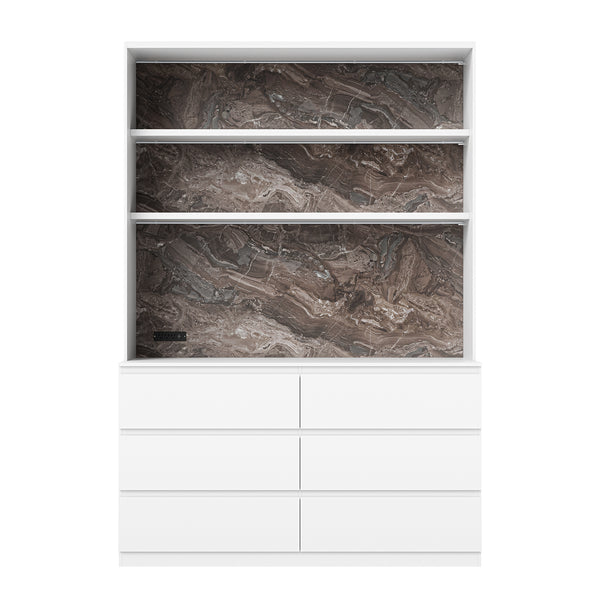Pantry Cabinet with Built-In Power Outlet