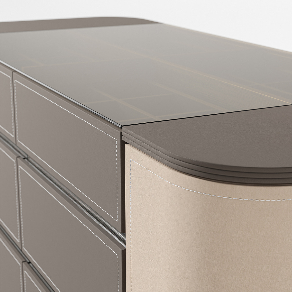 Pelle Jewelry Island with Drawers