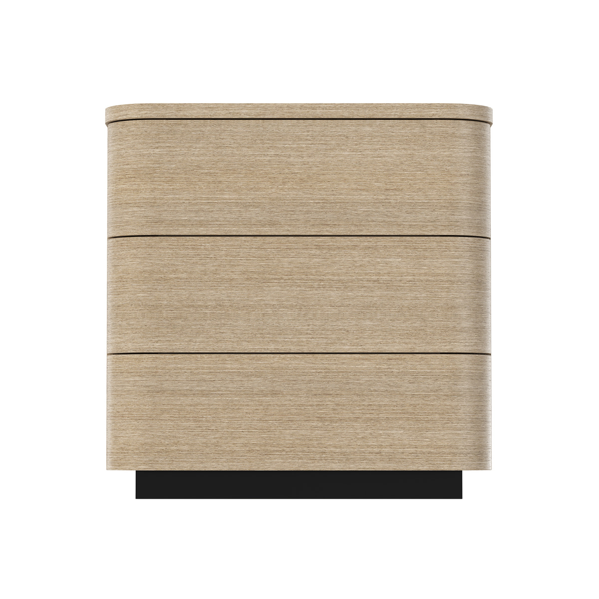 Orbis 3-Drawer Curved Dresser – Oak
