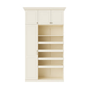 Vestia 4-Door Wardrobe Closet with Drawers