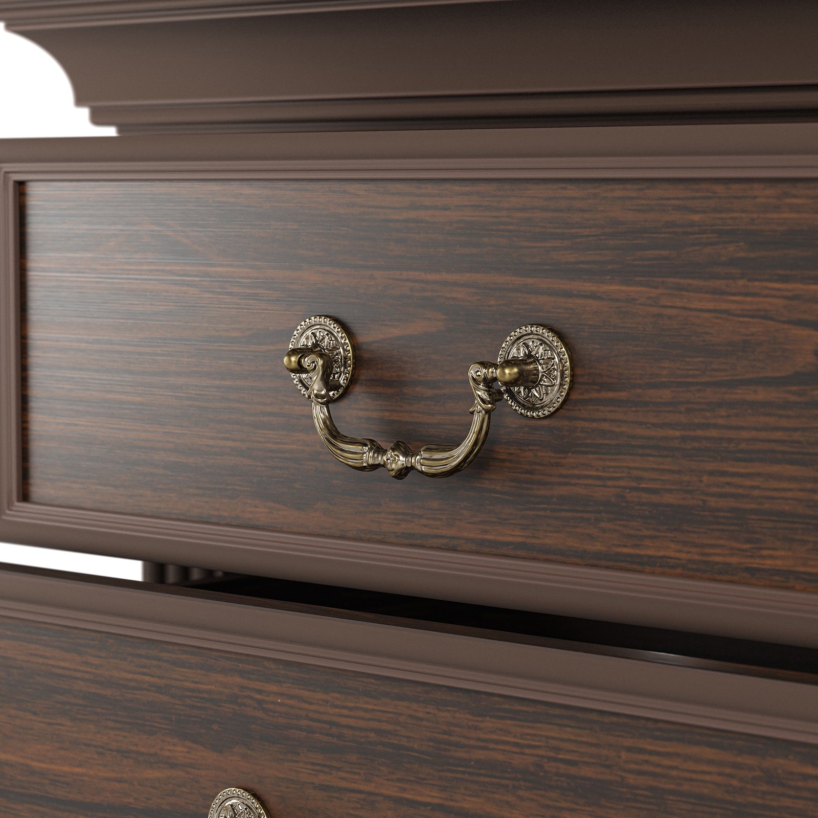 Vintage Brass Pulls, Refined Details