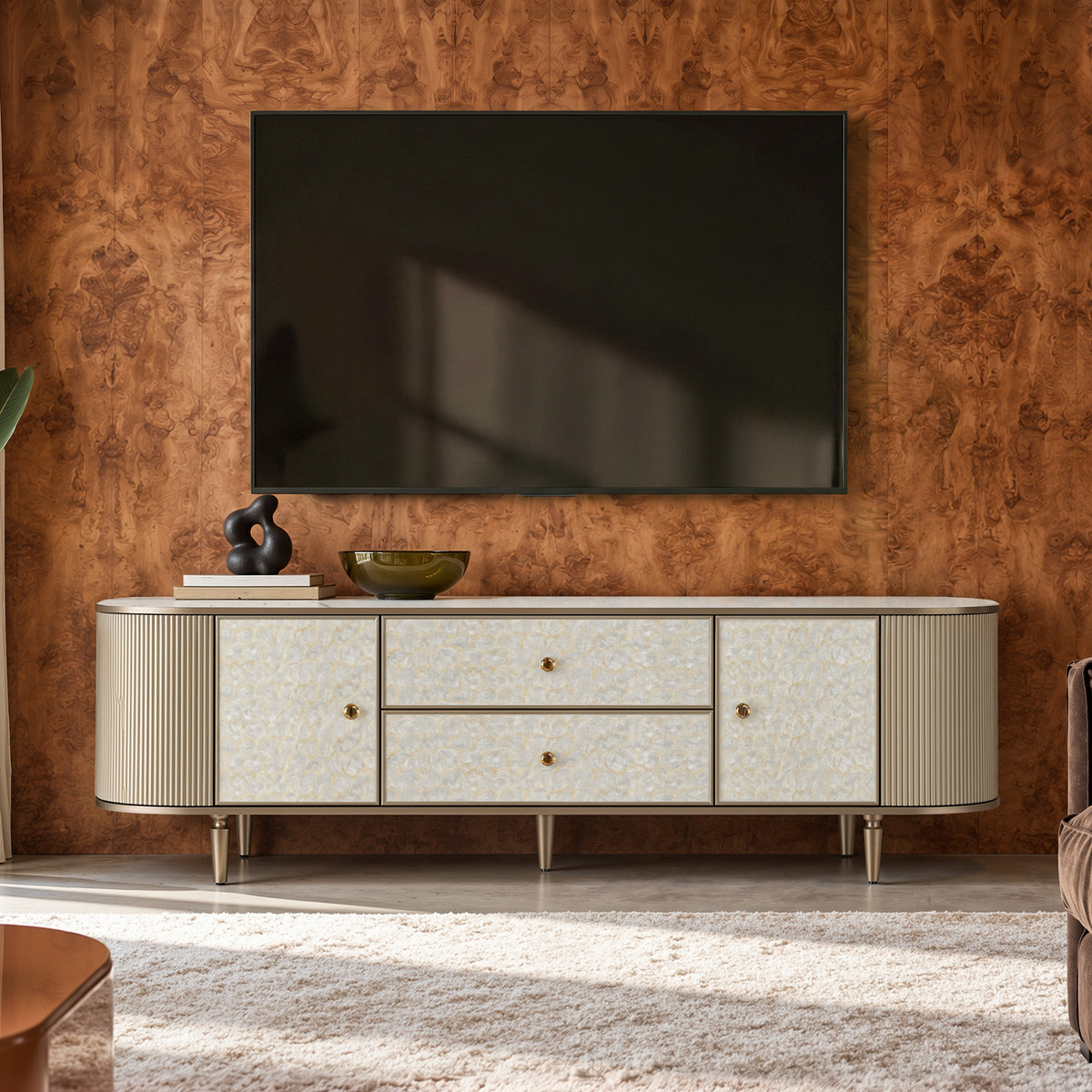 Nacre TV Stand