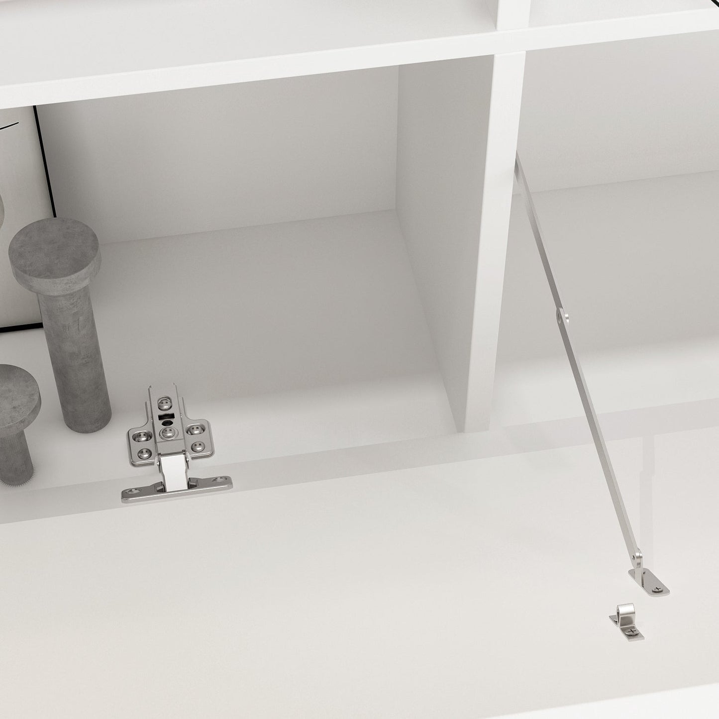 Bed Built-in Nightstands Storage Drawers Convenient Outlet Integration