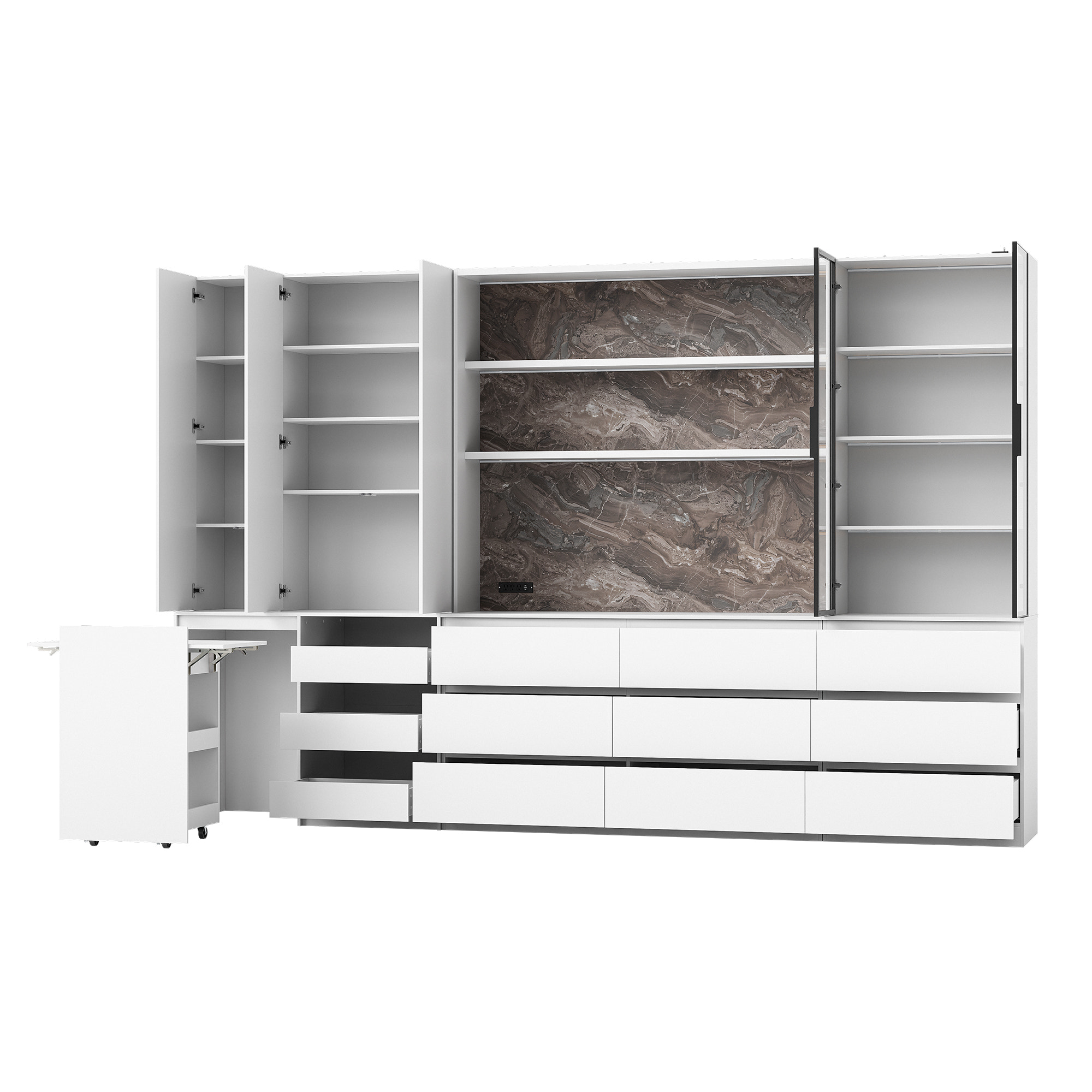Modern Luxe Pantry Storage Wall System