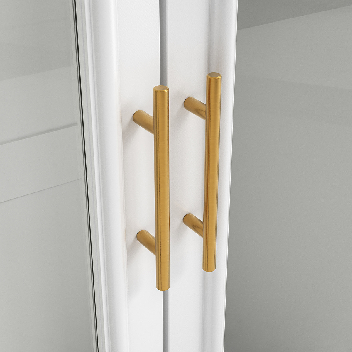 4-Door Wardrobe Armoire with Drawers