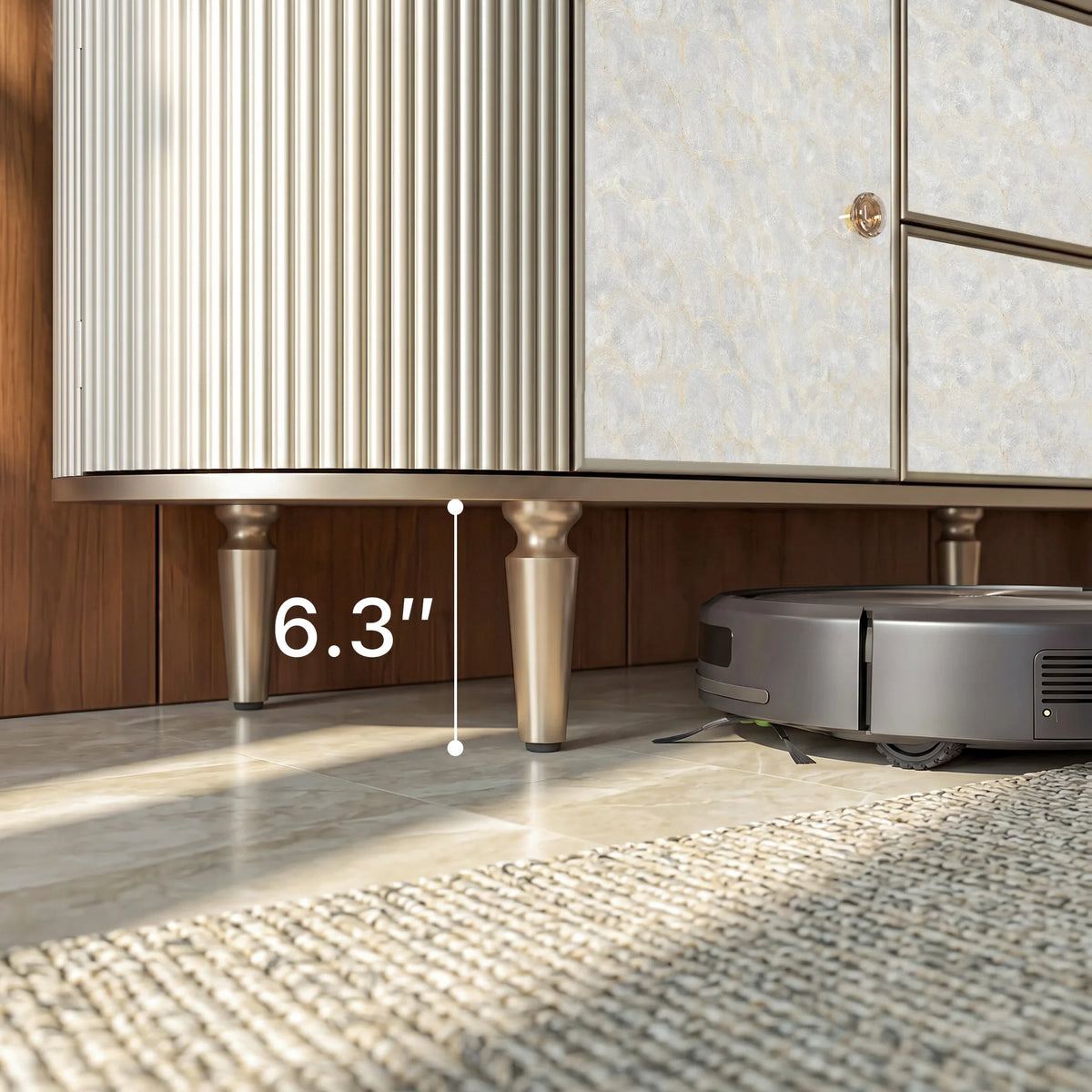 Easy to Clean Under the Cabinet
