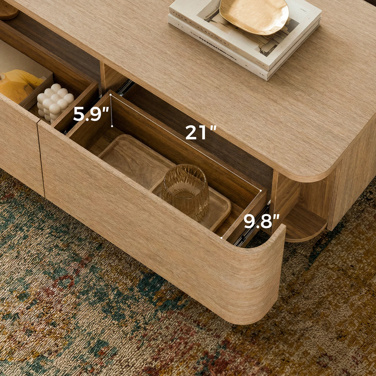Orbis Sculpted Edge Coffee Table