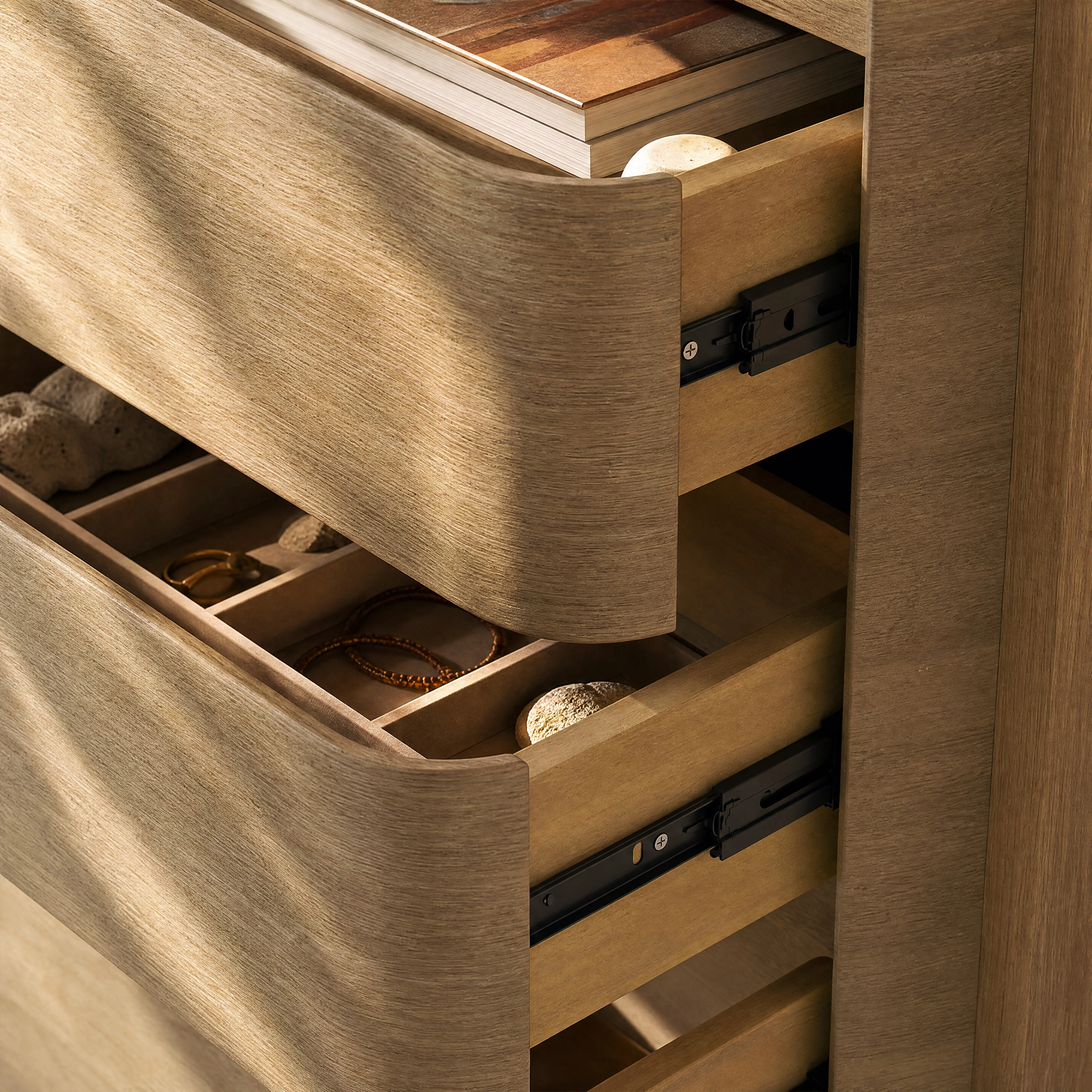 Orbis 5-Drawer Curved Chest