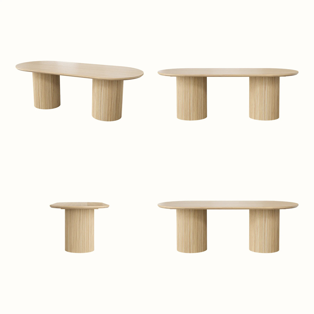 9-Piece Round Pedestal Dining Set