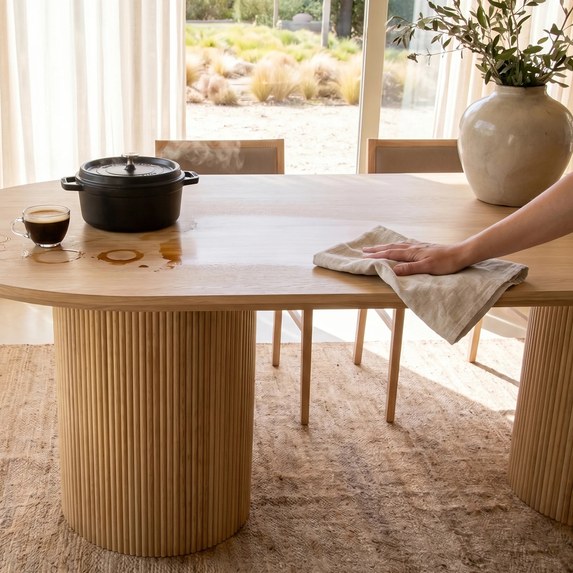 9-Piece Round Pedestal Dining Set