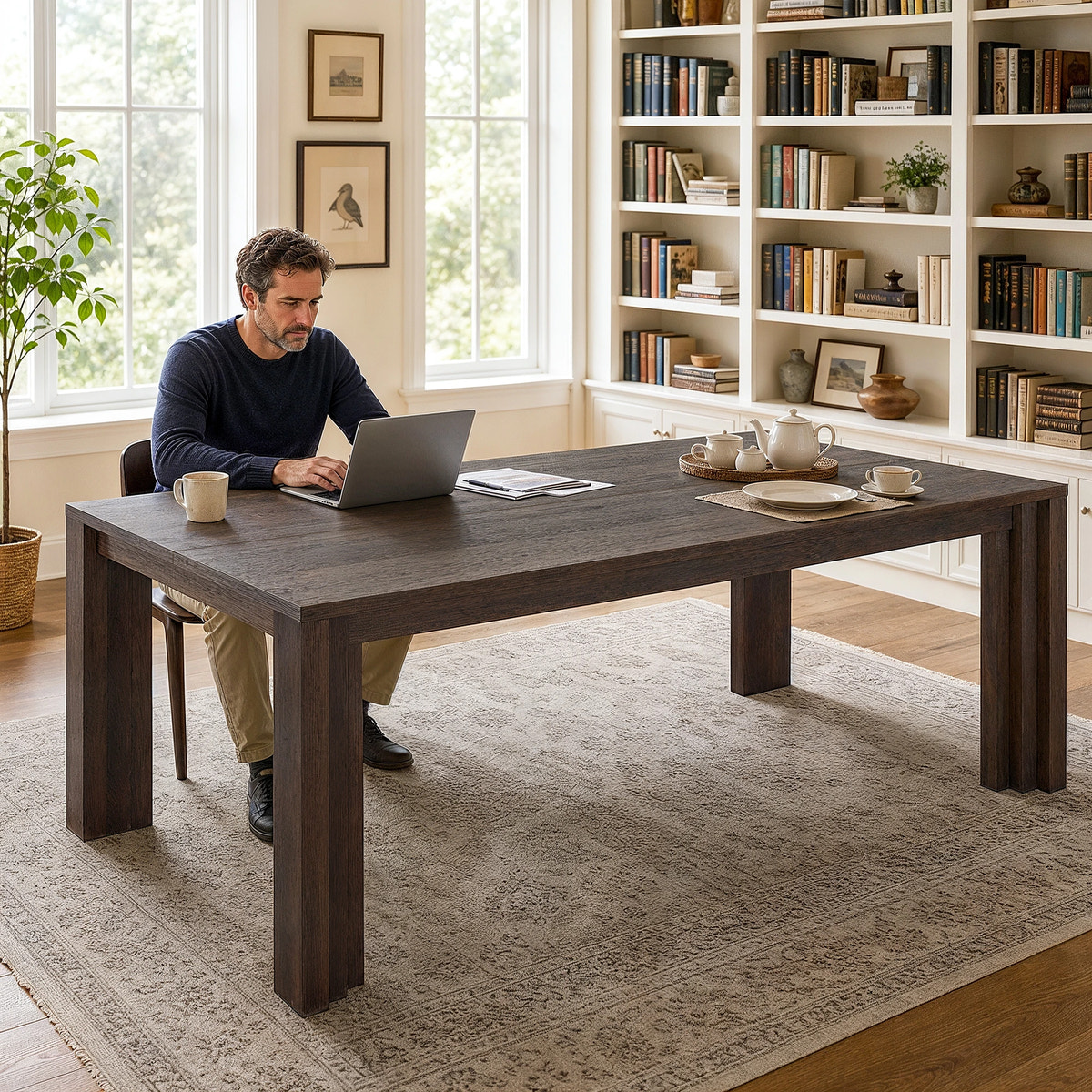 Stepped Leg Desk