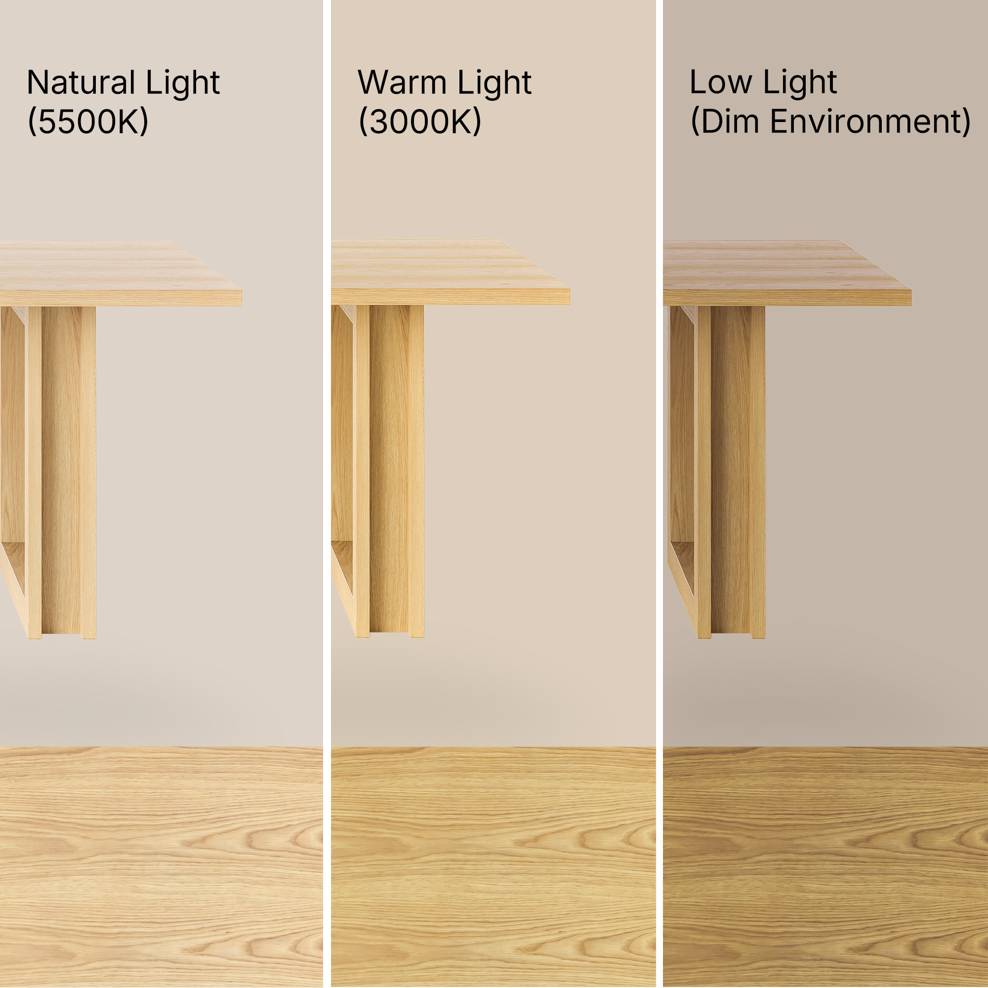 7-Piece Oak Veneer Dining Table Set