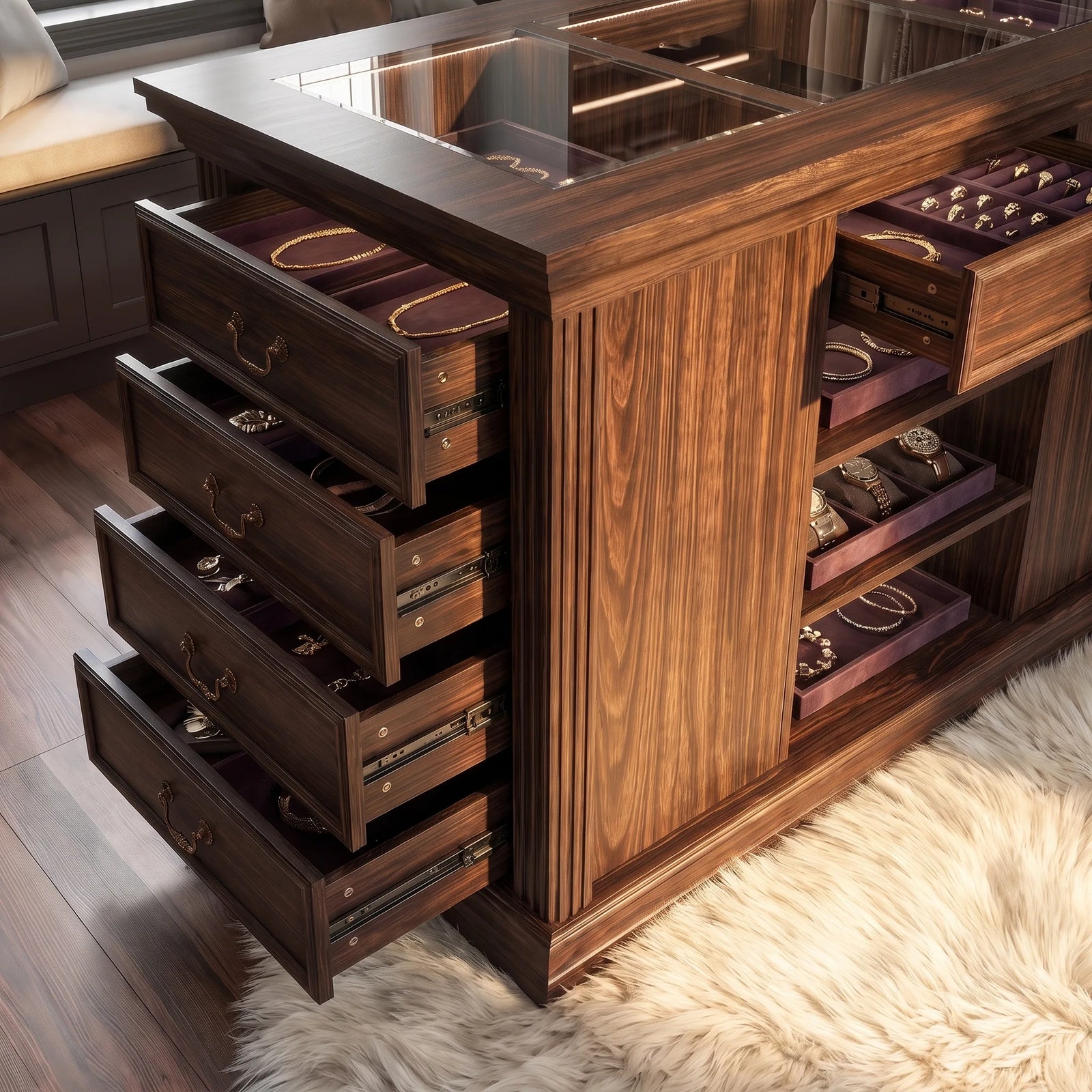 Ample Drawers, Organized Storage