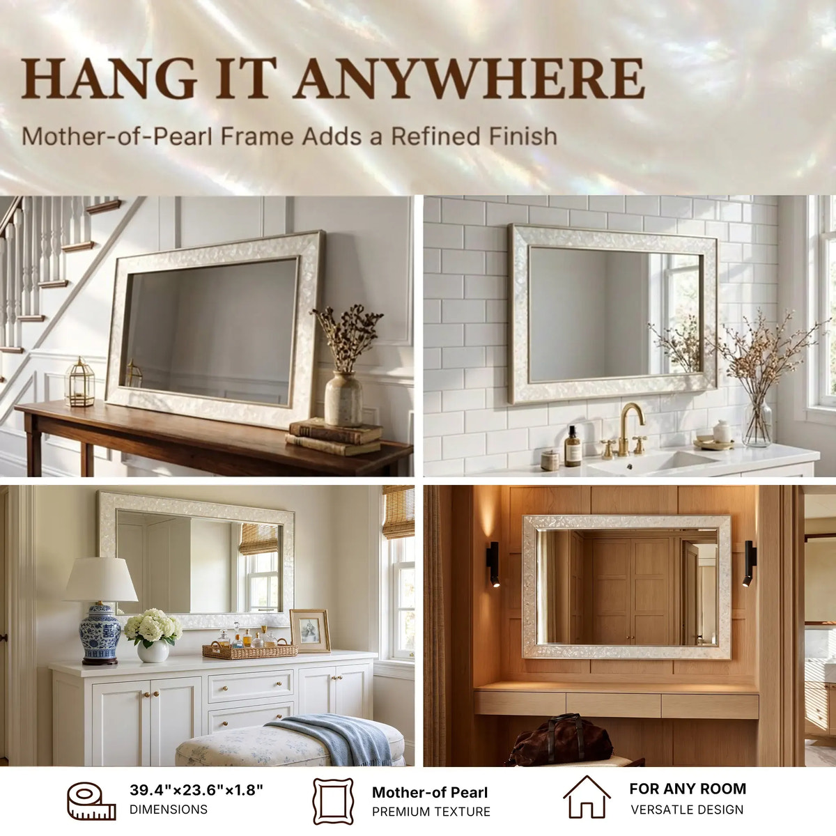 Nacre Wall Mirror