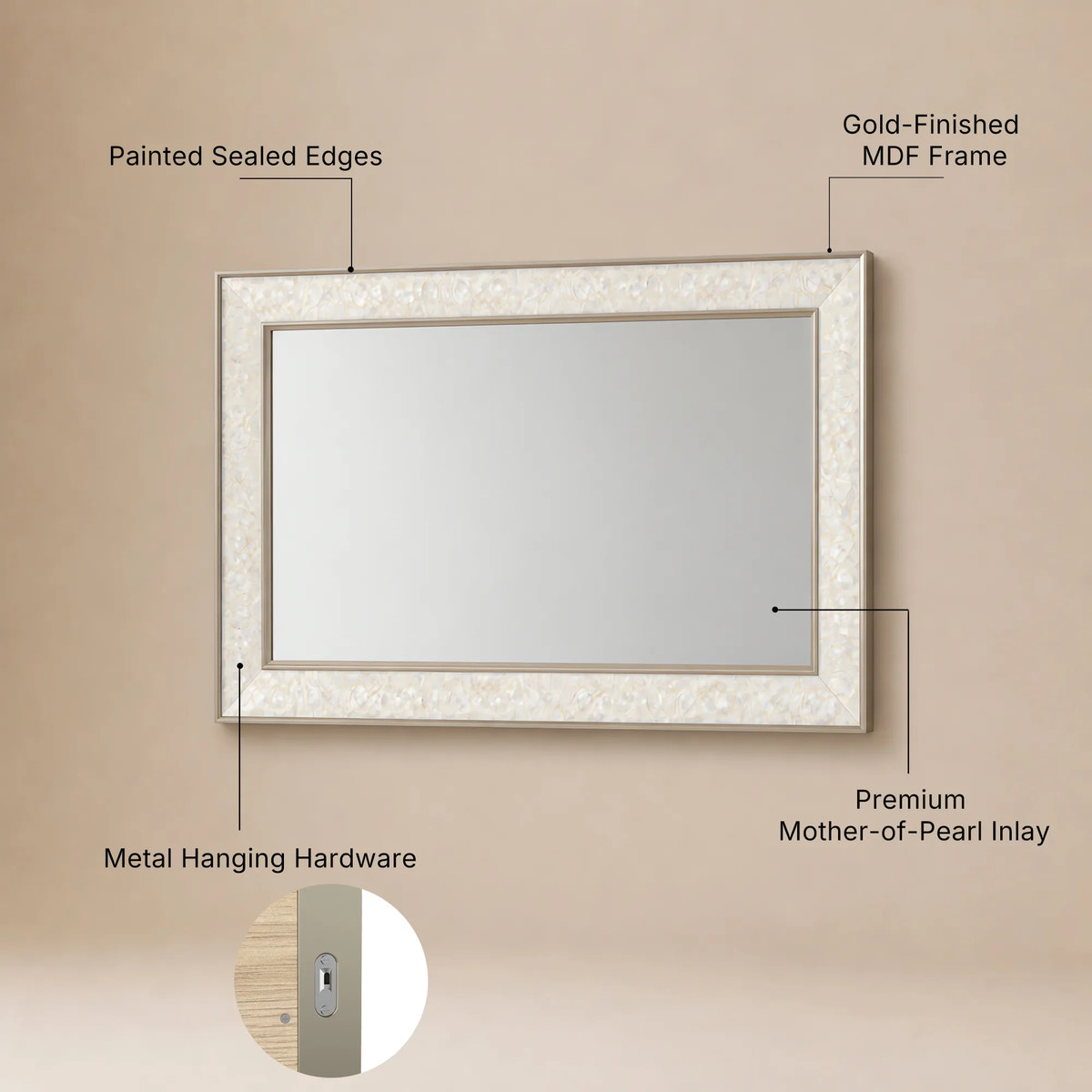 Nacre Wall Mirror