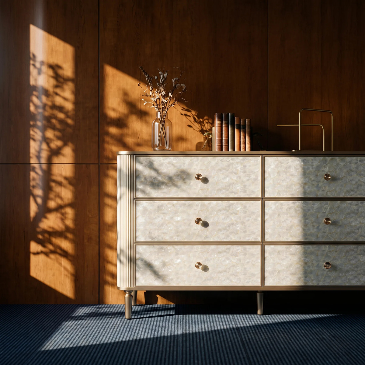 Nacre 6-Drawer Dresser