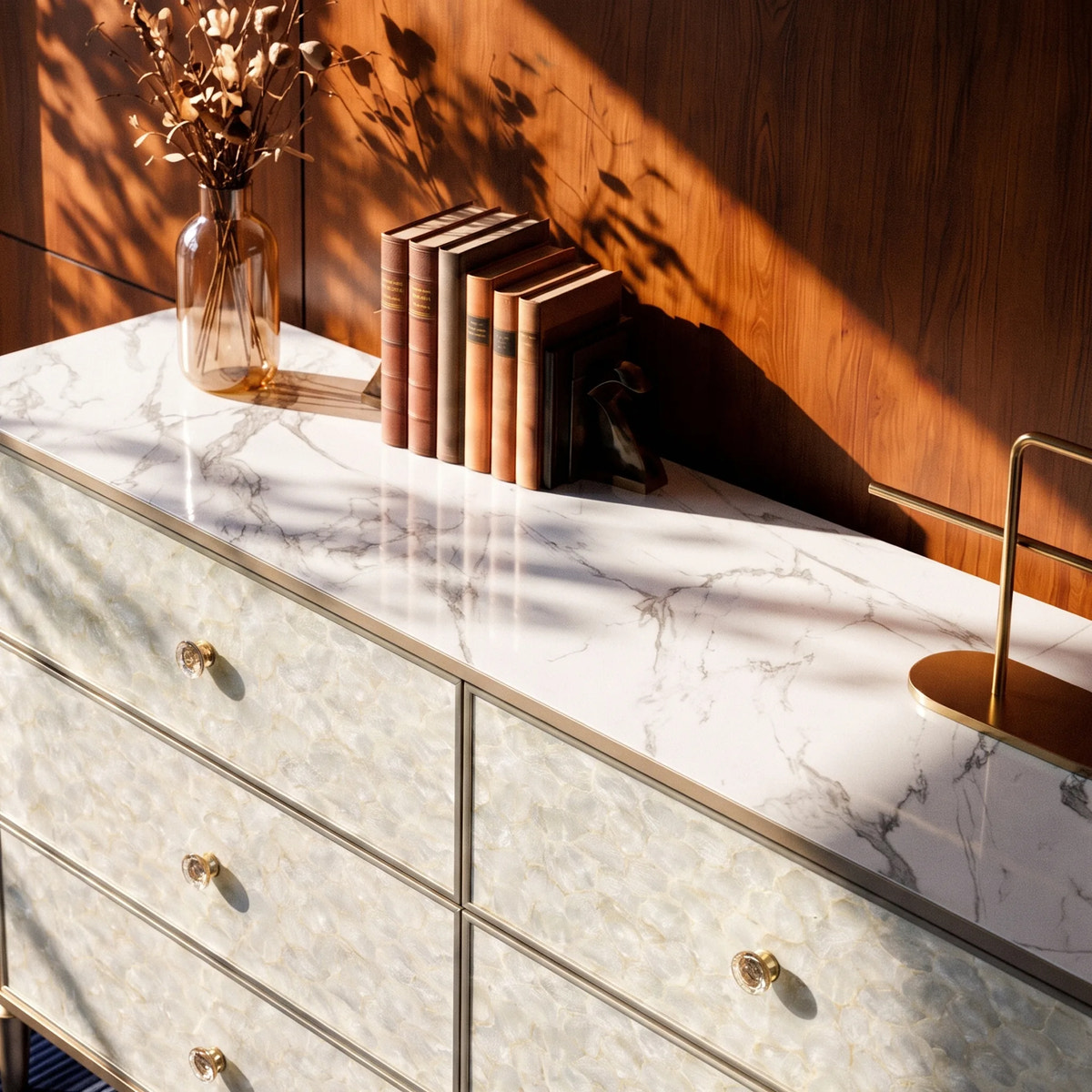 Nacre 6-Drawer Dresser