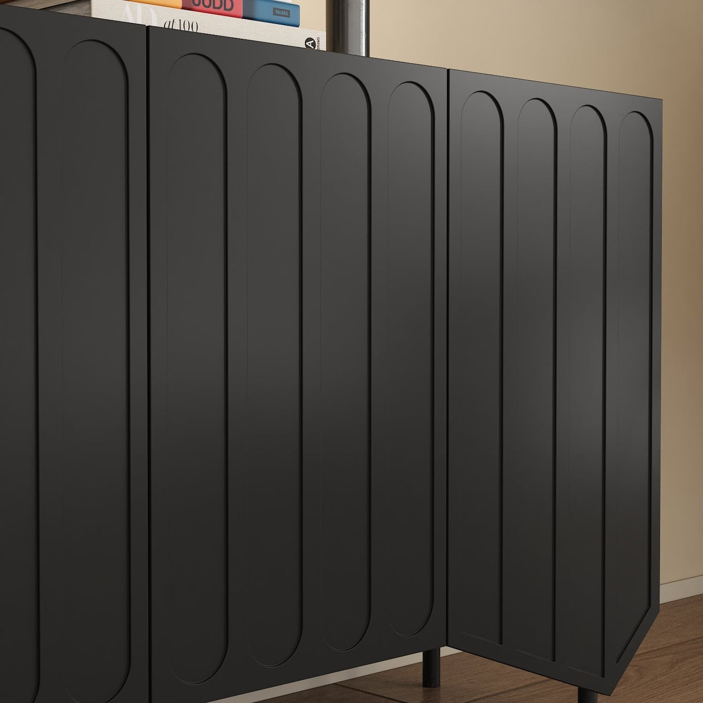 63" W Sideboard Cabinet Buffet Storage Cabinet