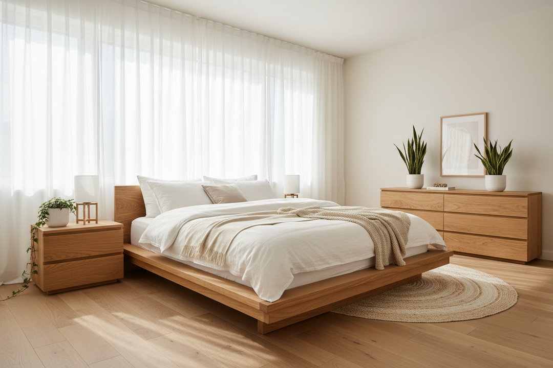 Brighten Your Sanctuary: A Guide to Styling Light Wood Bedroom Furniture