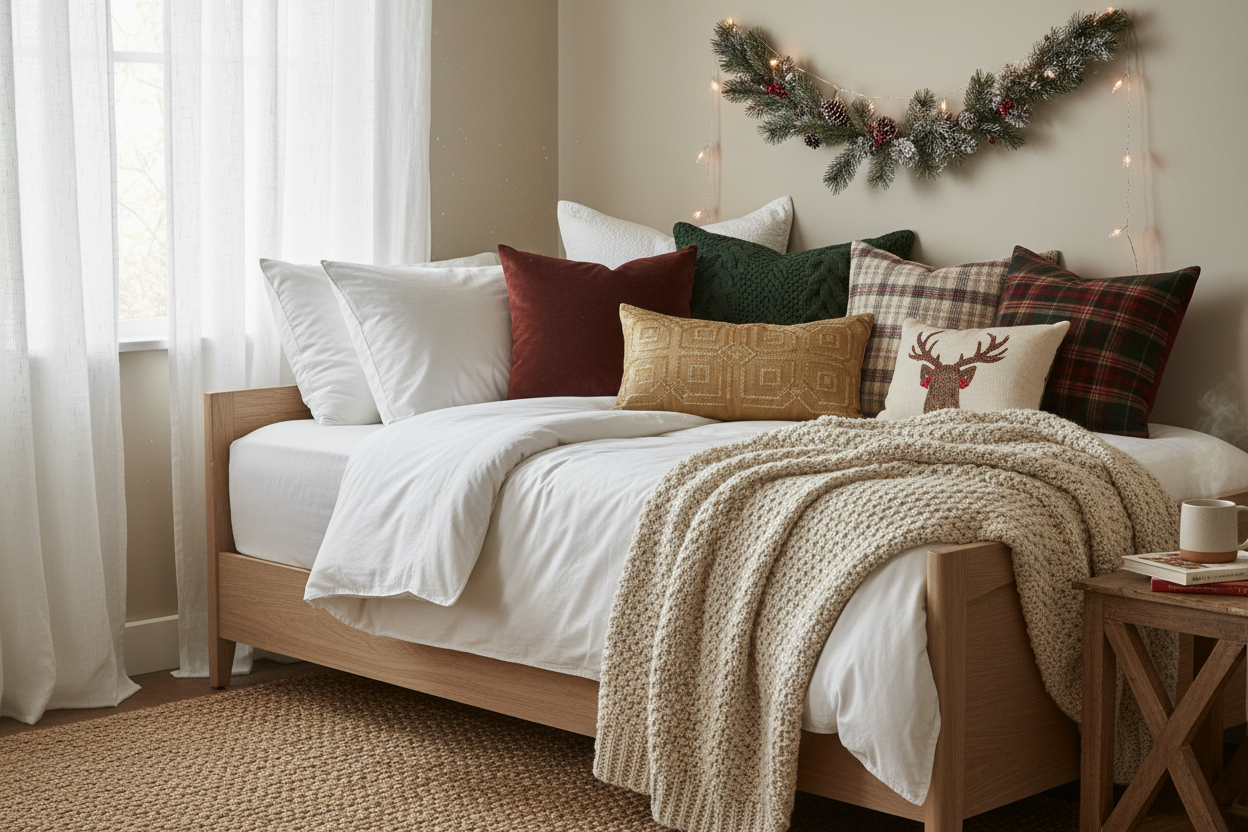 Cozy Up Your Guest Room: Styling the Perfect Holiday Daybed