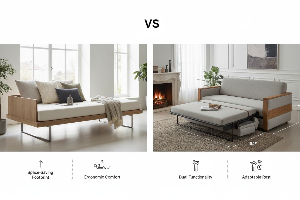 Daybed vs. Sofa Bed: Which One Actually Saves Your Back and Your Space?