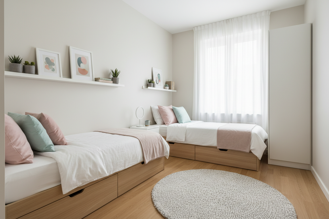 Double Trouble: The Ultimate Guide to Fitting Two Twin Beds in a Tiny Bedroom