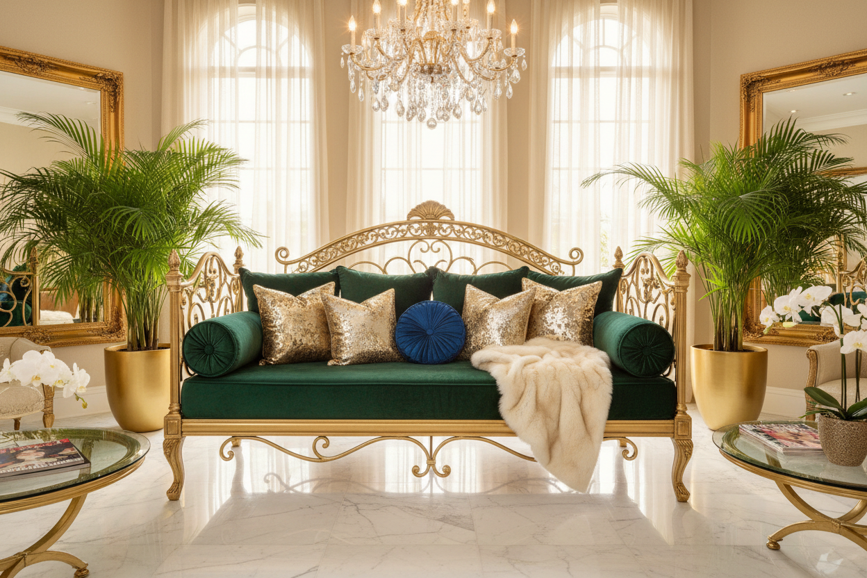 Elevate Your Space: Why a Gold Daybed is the Ultimate Glam Statement