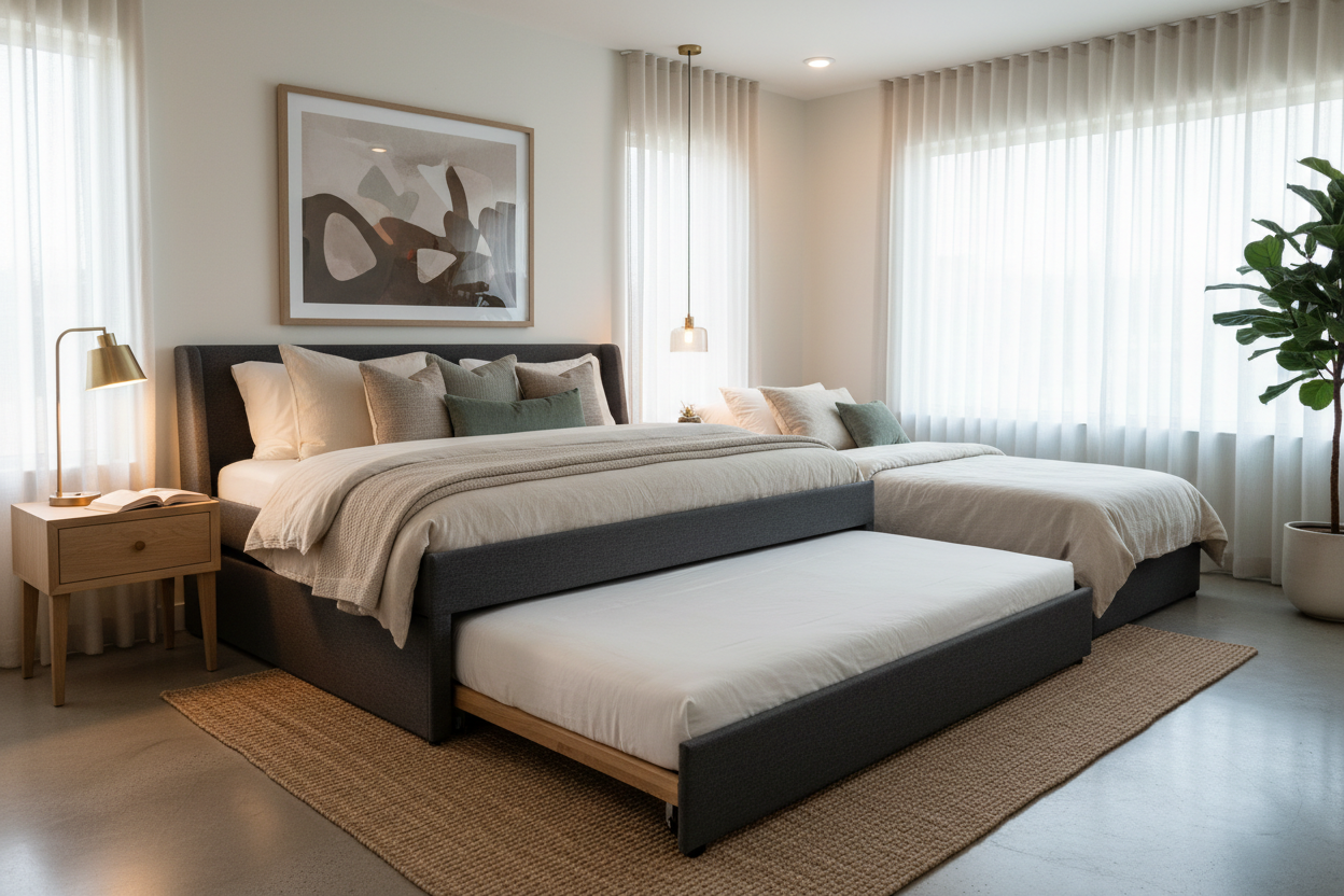 From Twin to King: Why a Daybed with Elevated Trundle is the Ultimate Guest Room Hack