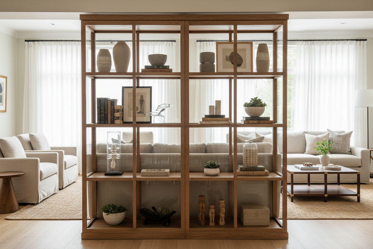Decorate display cabinet shelves: The secret to layering