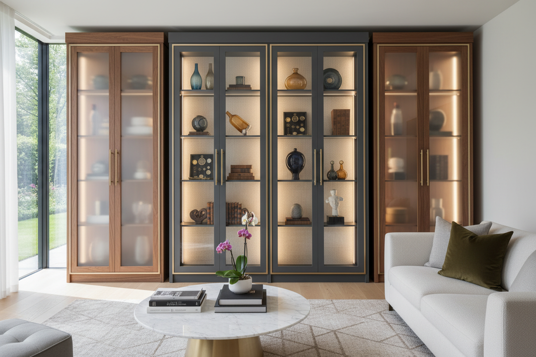 IKEA display cabinets: How to make flat-pack look high-end