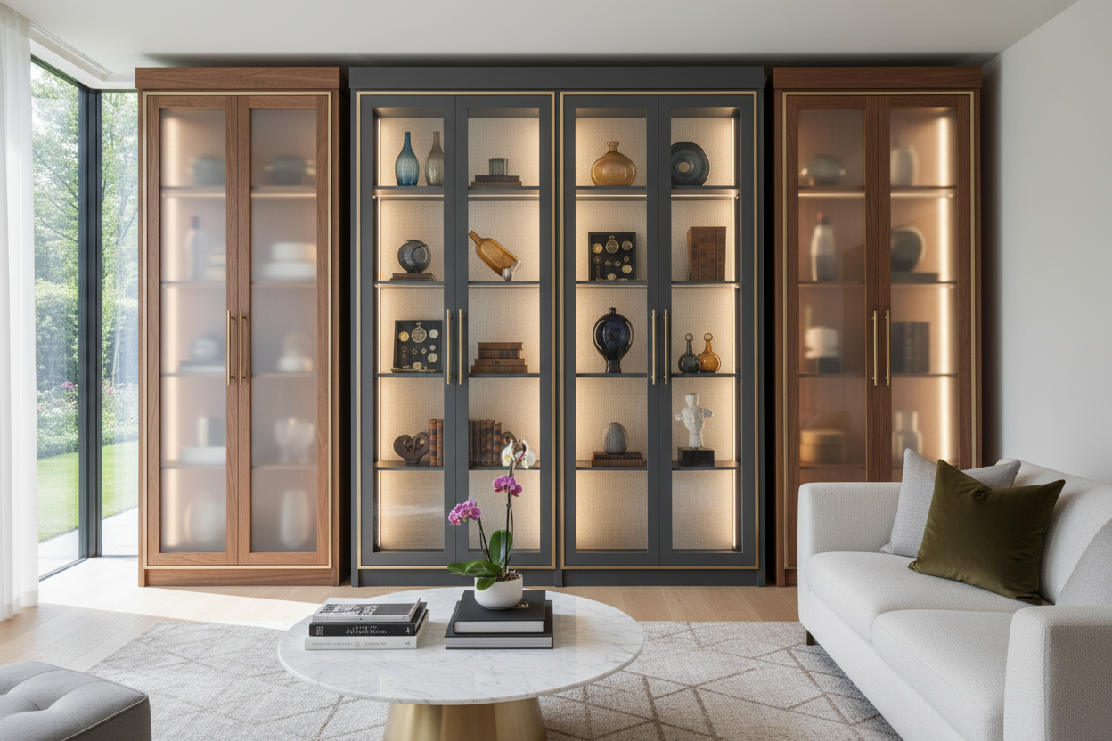 IKEA display cabinets: How to make flat-pack look high-end