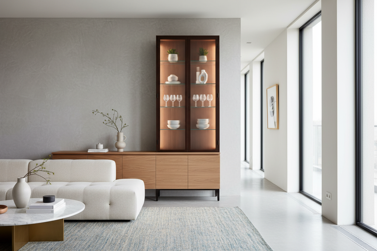 Why beautiful display cabinets are replacing the china hutch