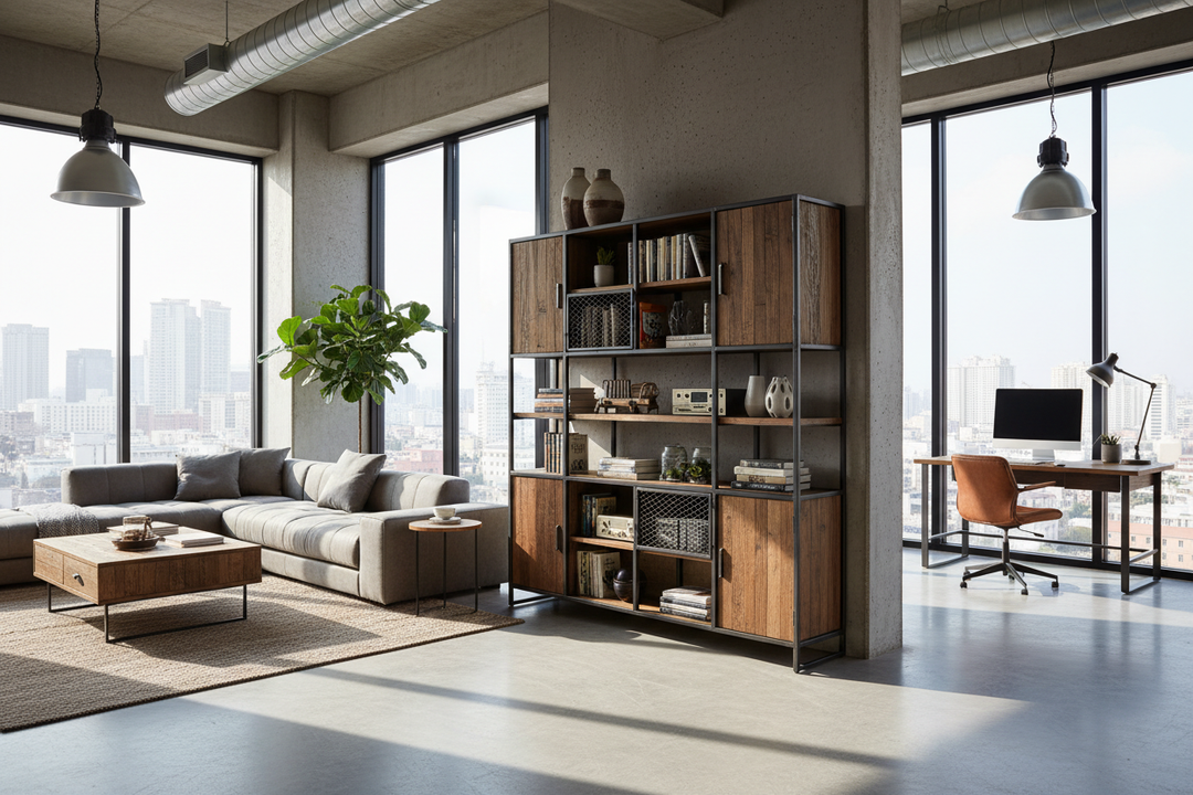 The wood and metal cabinet: Bridging the gap in shared spaces