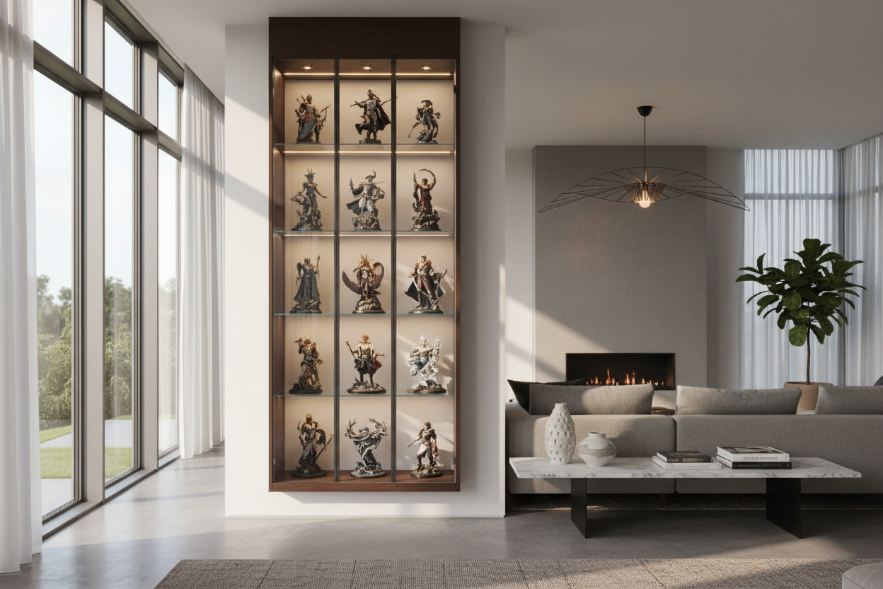 Display Cabinet for Figures: The Lighting and Layout Secrets Designers Use