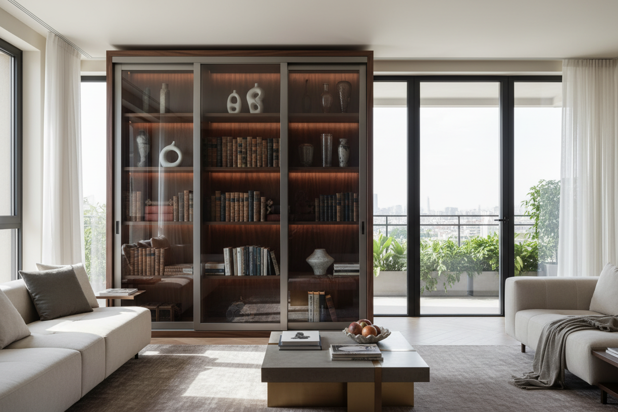 Cabinet With Sliding Glass Doors — Why They're the Space-Saving Display Solution You Need