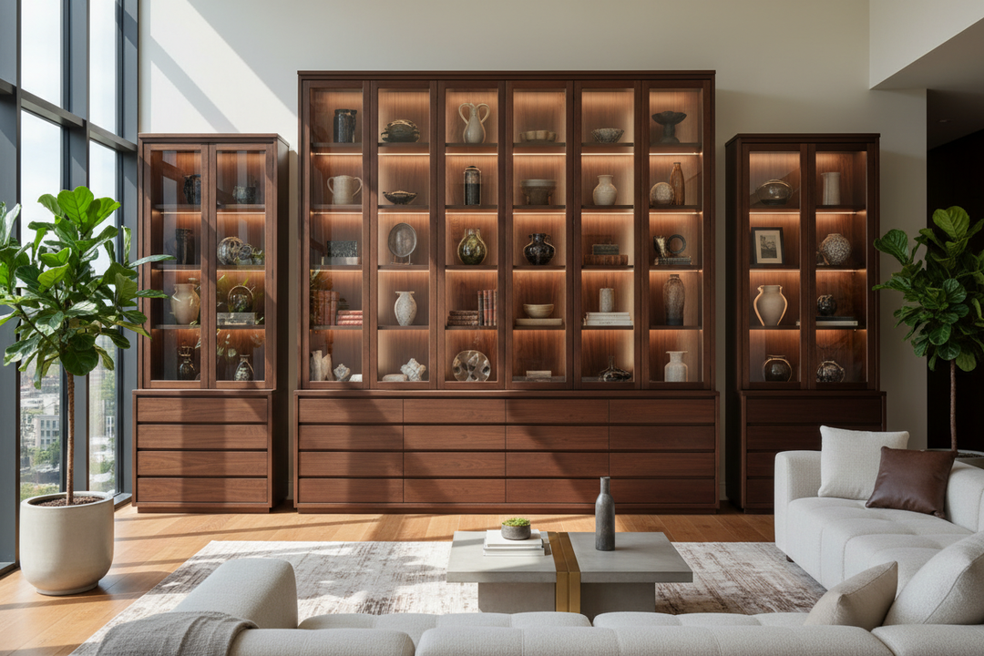 Large Cabinet With Glass Doors — Why It's the Display Upgrade That Actually Works