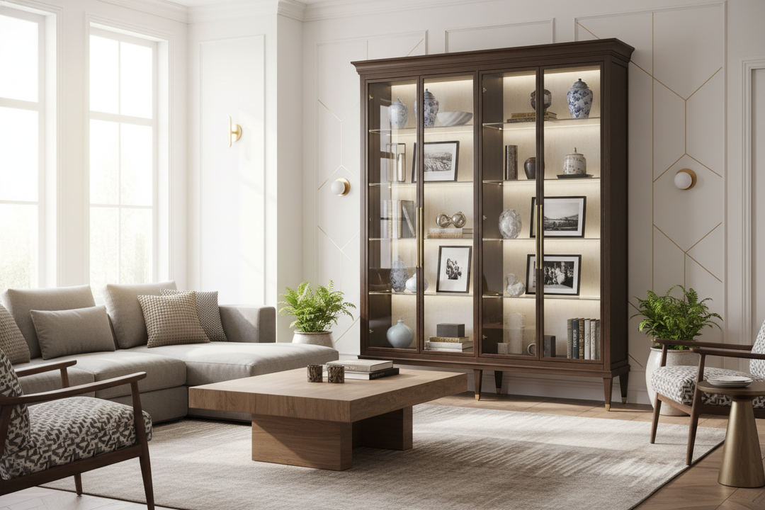 Glass Showcase Door — The Designer's Secret to Displaying Your Treasures