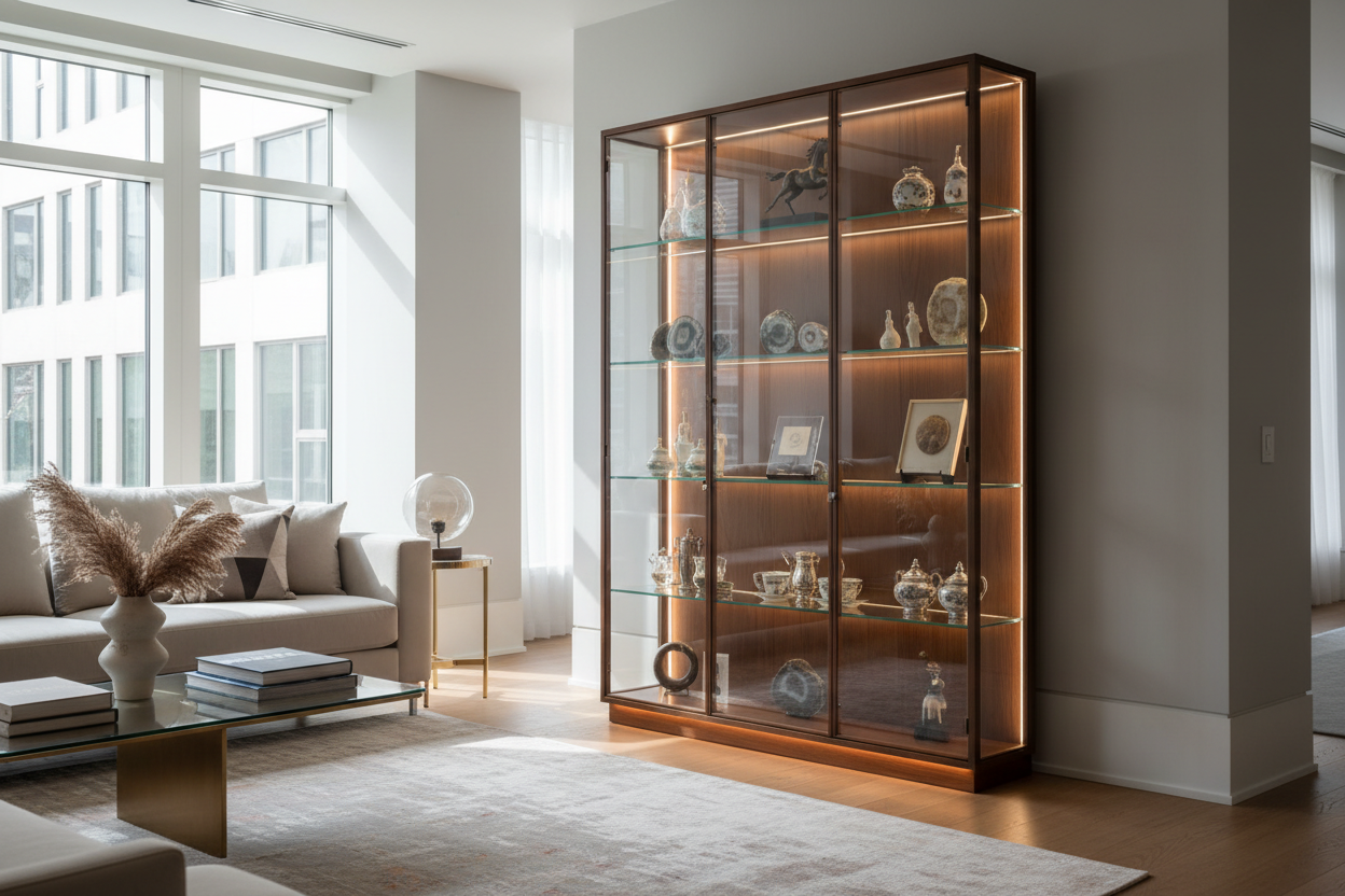 Curio Cabinet LED Lights — The Designer's Secret to Museum-Worthy Displays