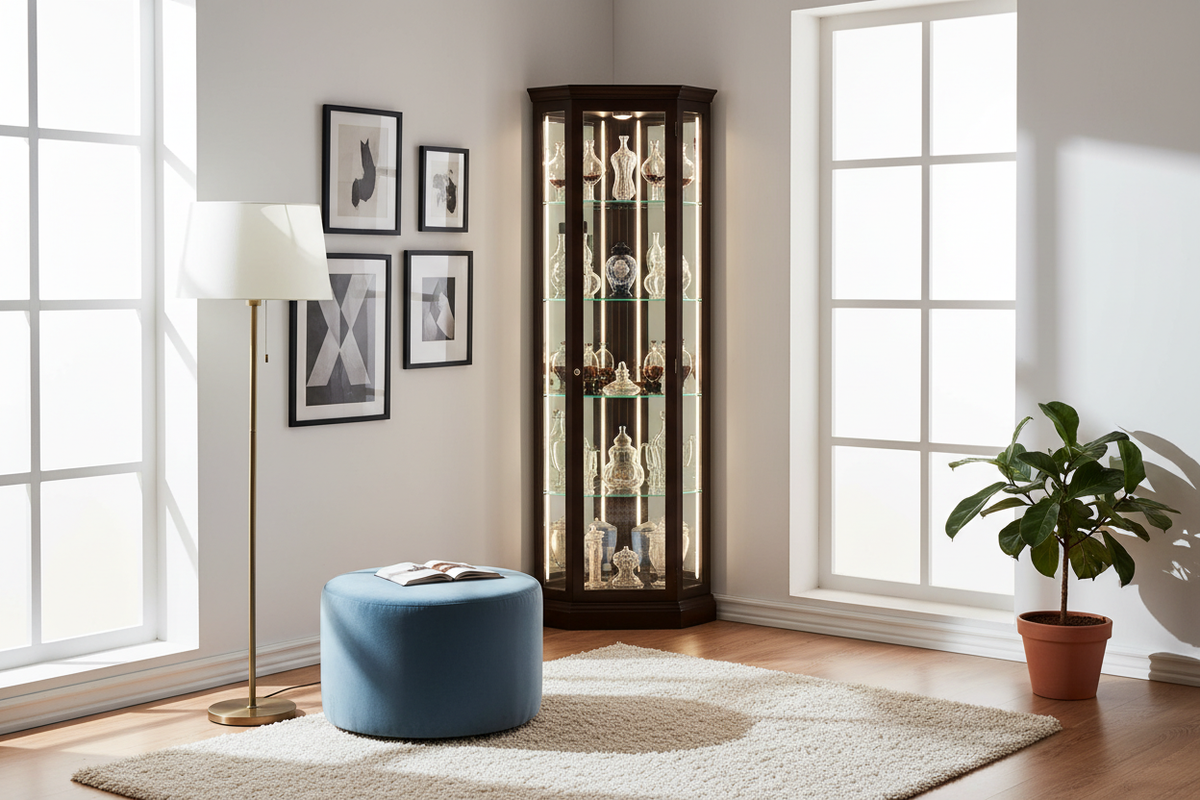 Corner Curio Cabinet With Light — How to Make Your Collection Shine in Tight Spaces