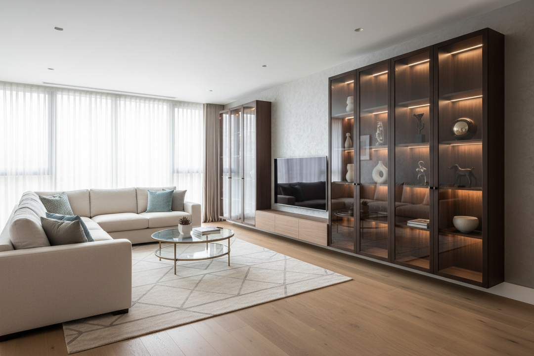 Glass Door Cabinet With Light — The Designer's Secret to Gallery-Quality Displays Without the Museum Price Tag