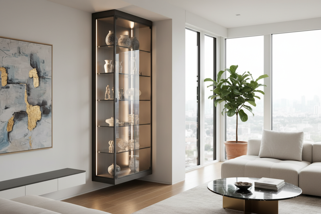 Corner Glass Display Cabinet With Lights — The Designer's Secret to Gallery-Quality Displays in Tight Spaces