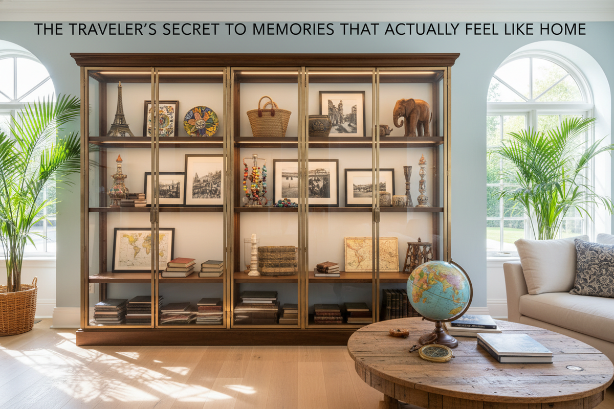 Souvenir Display Cabinet — The Traveler's Secret to Memories That Actually Feel Like Home