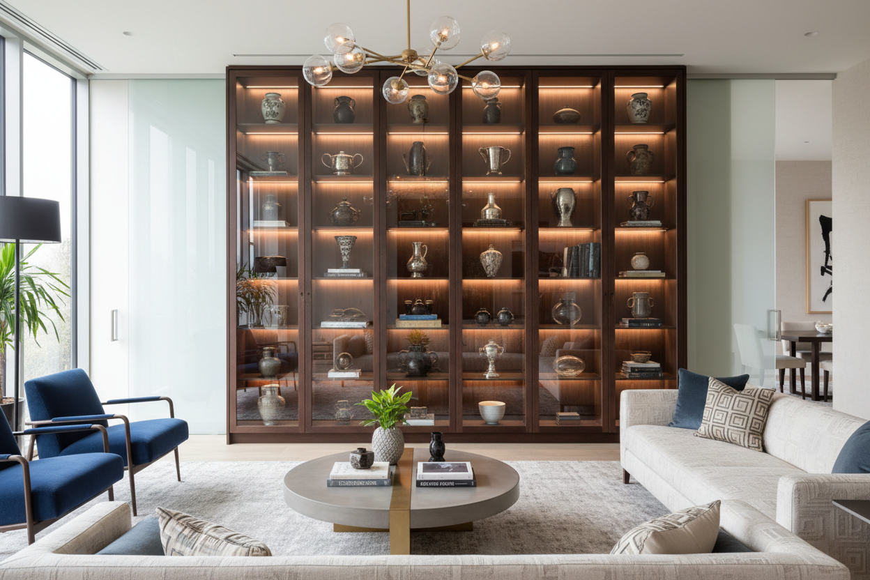 Display Cabinet Glass Doors — The Design Mistake That's Actually Hiding Your Collection
