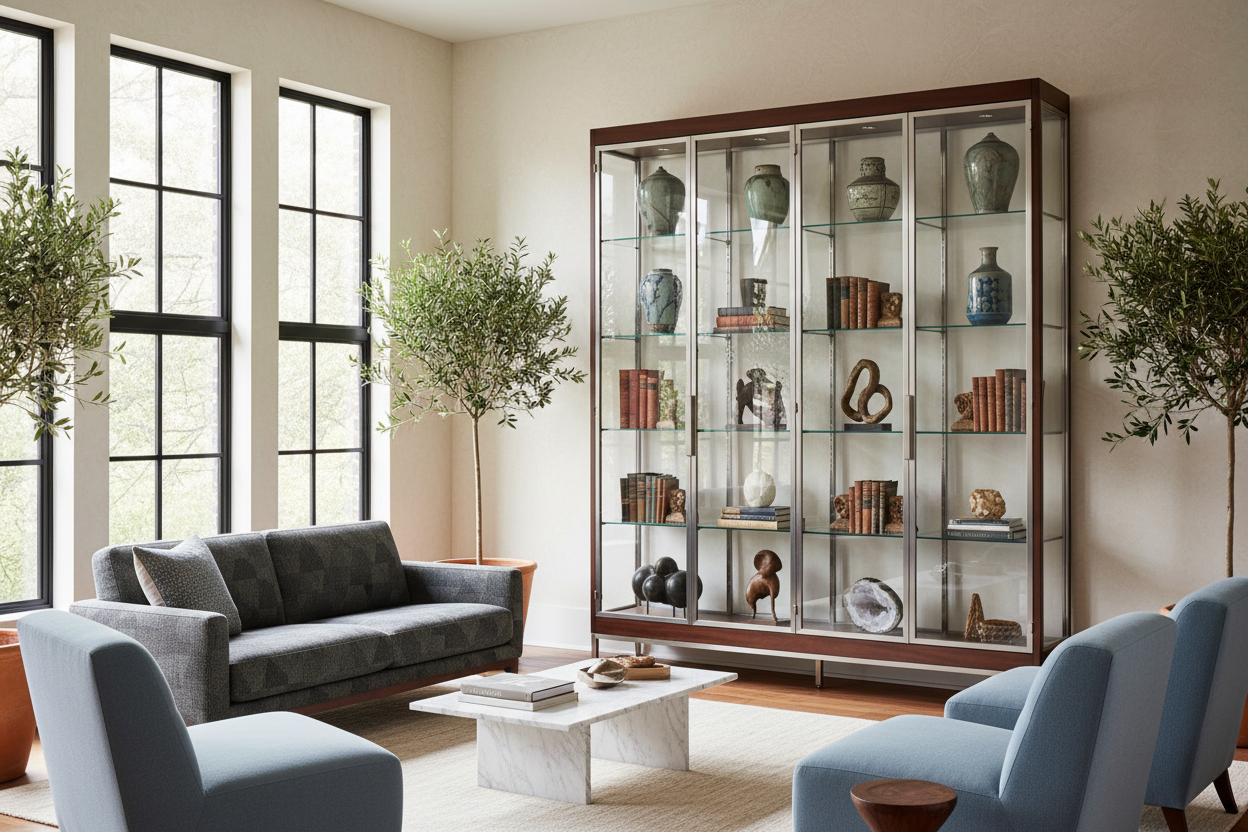 Armoire Glass Door — The Design Mistake That's Actually Hiding Your Best Pieces