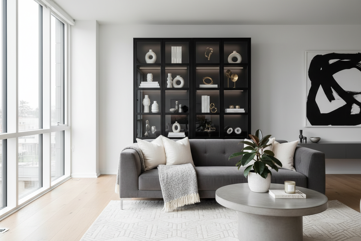 Black Glass Cabinet With Doors — The Display Secret That Actually Elevates Your Space