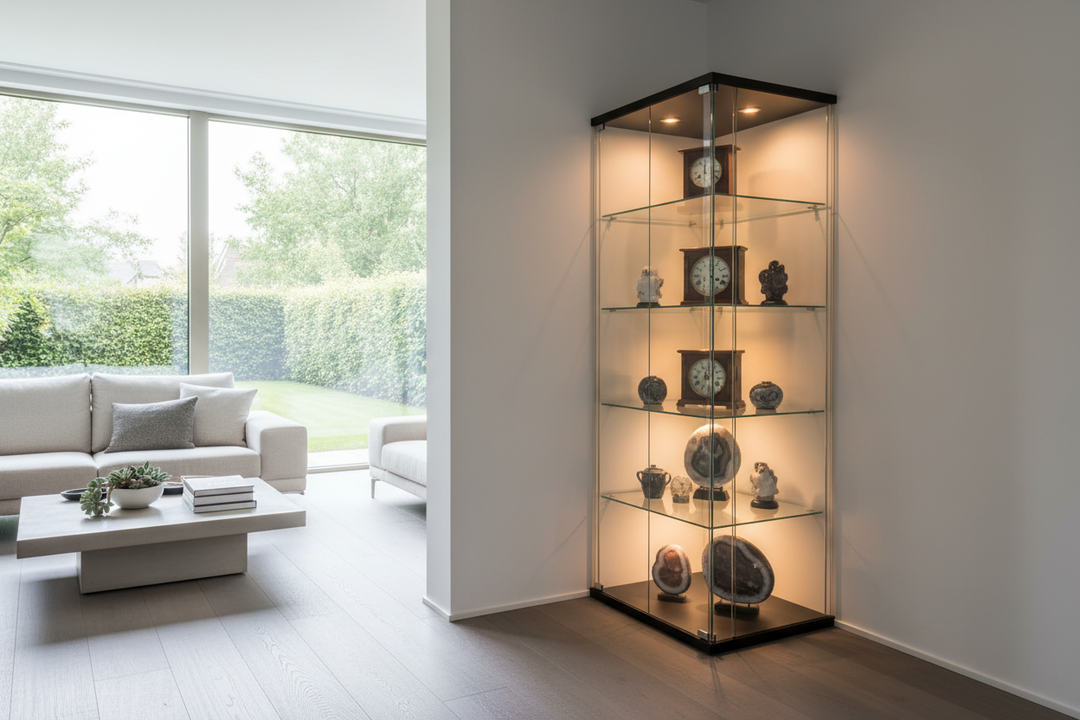 Corner Glass Display Cabinet With Lights — The Space Mistake That's Actually Making Your Collections Disappear