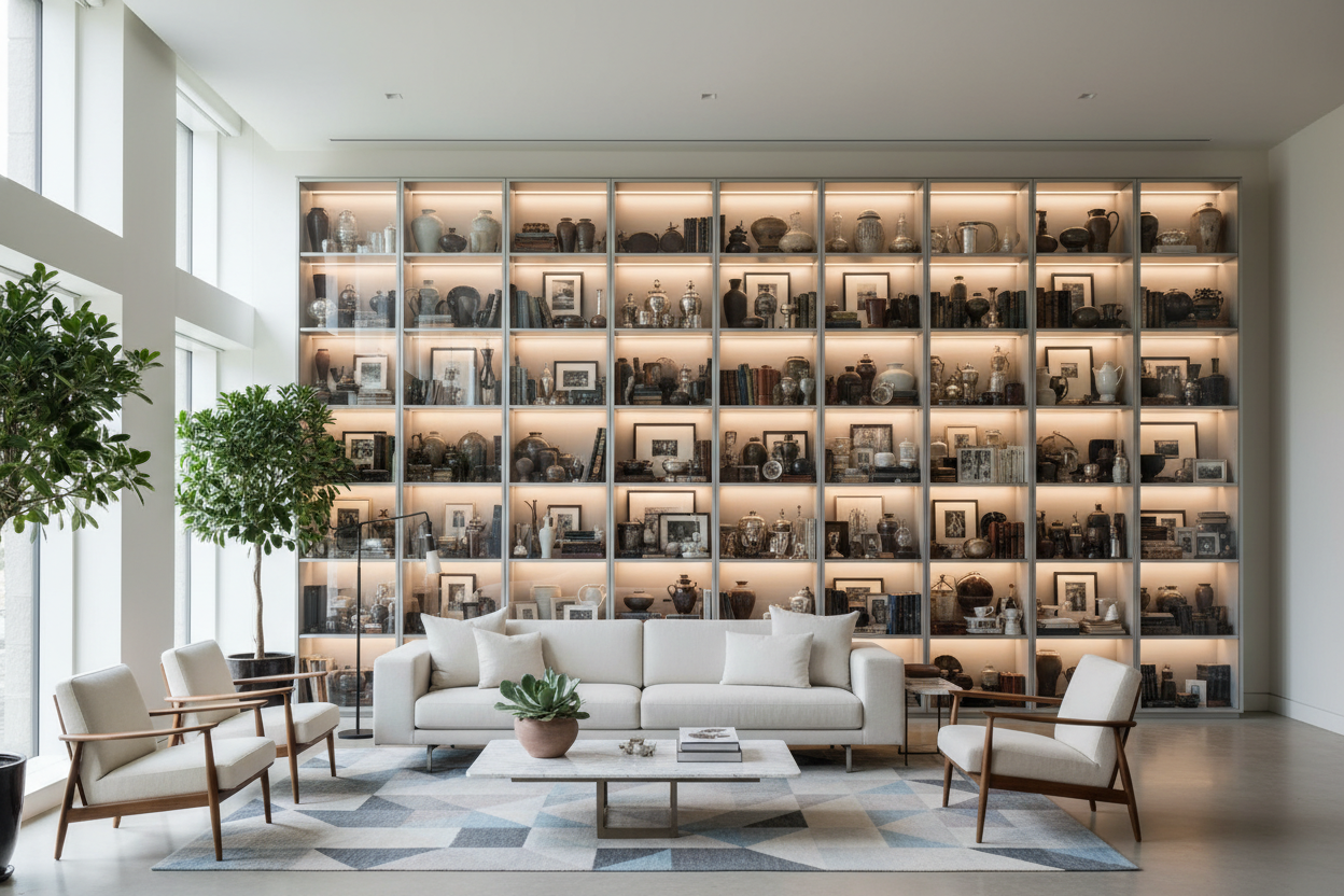 Large Lighted Curio Cabinet — The Display Mistake That's Actually Making Your Room Look Smaller